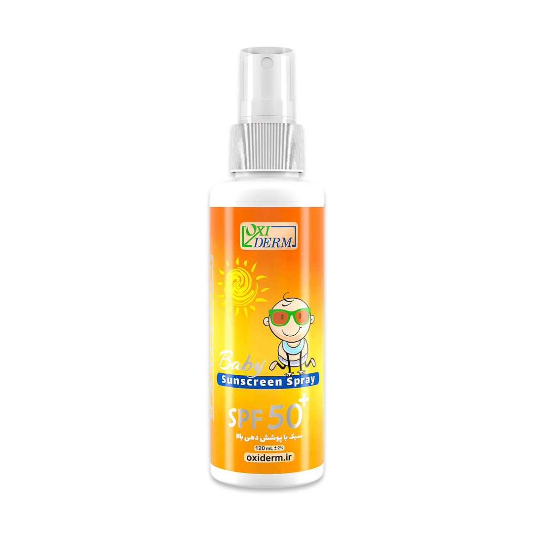اسپری ضد آفتاب کودک SPF 50 اکسی درم