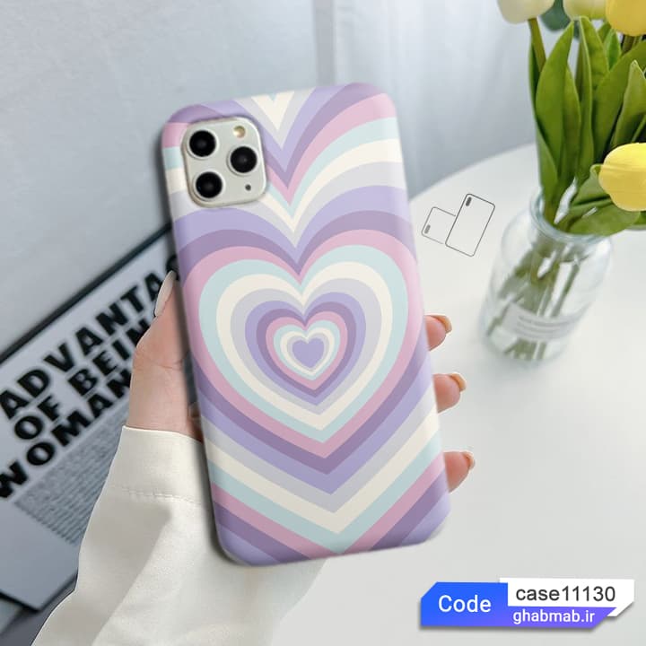 قاب گوشی طرح رمانتیک قلبی case11130 — تصویر ۳