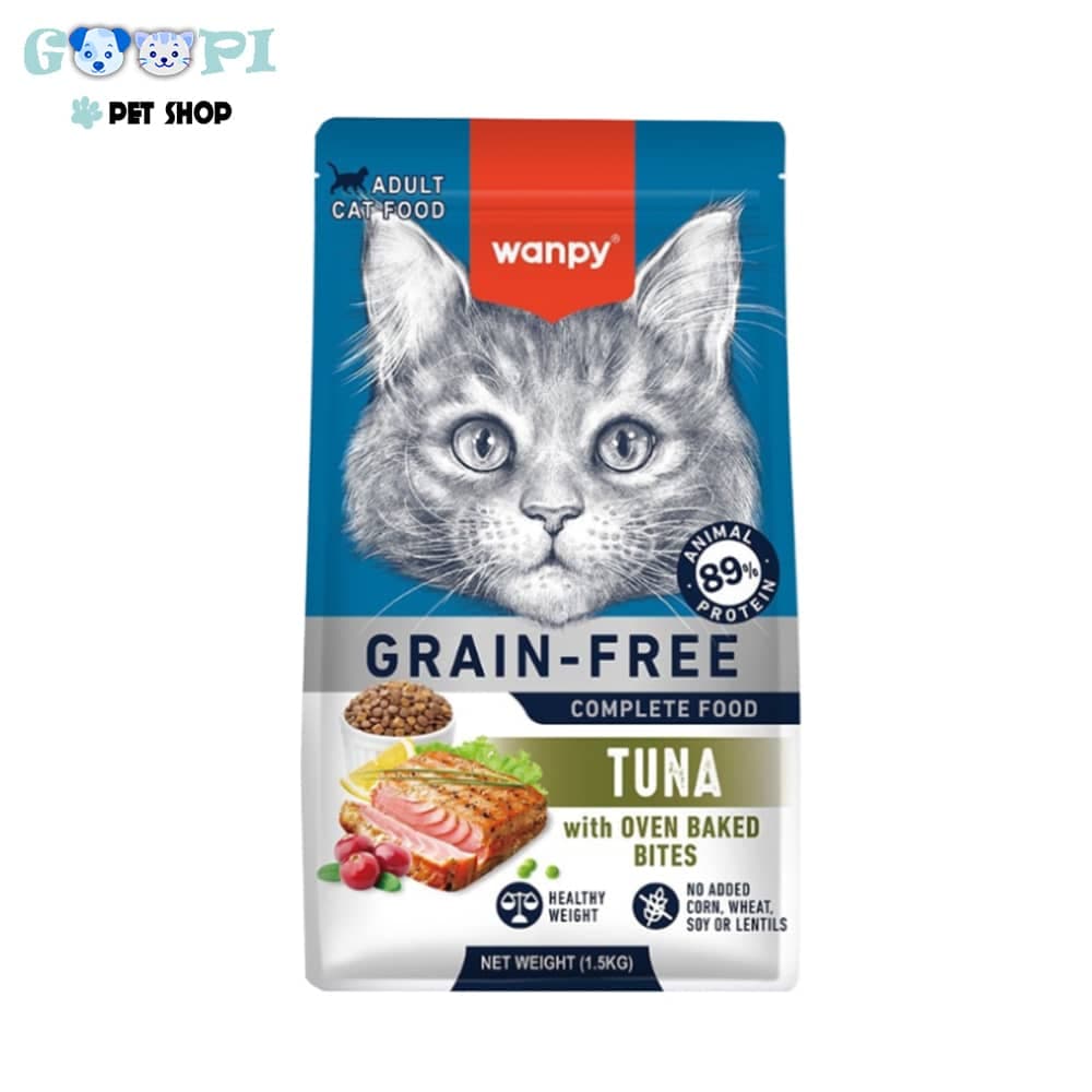 غذای خشک گربه ونپی با طعم ماهی تن Wanpy Complete Food وزن 1.5 کیلوگرم — تصویر ۲