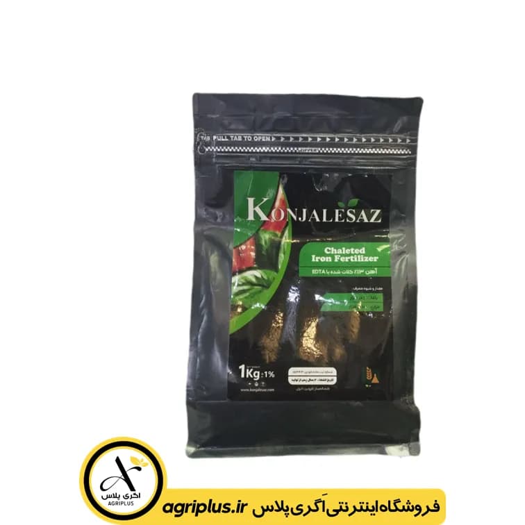 کود آهن ۱۳ درصد کلات شده با EDTA کنجاله‌ ساز