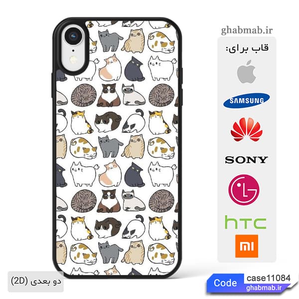 قاب گوشی طرح بامزه گربه ها case11084 — تصویر ۳