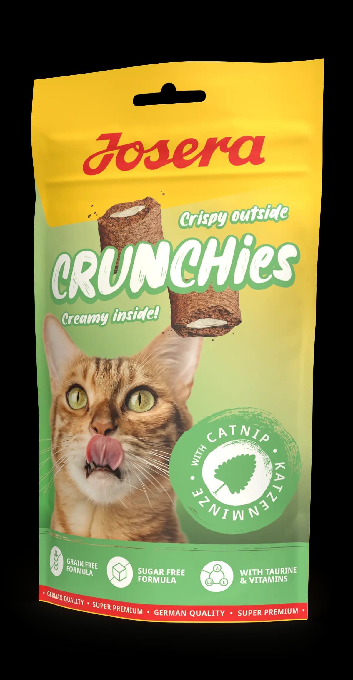 تشویقی گربه جوسرا کرانچیز با طعم کت نیپ Josera Cat Crunchies Catnip وزن 60 گرم — تصویر ۳