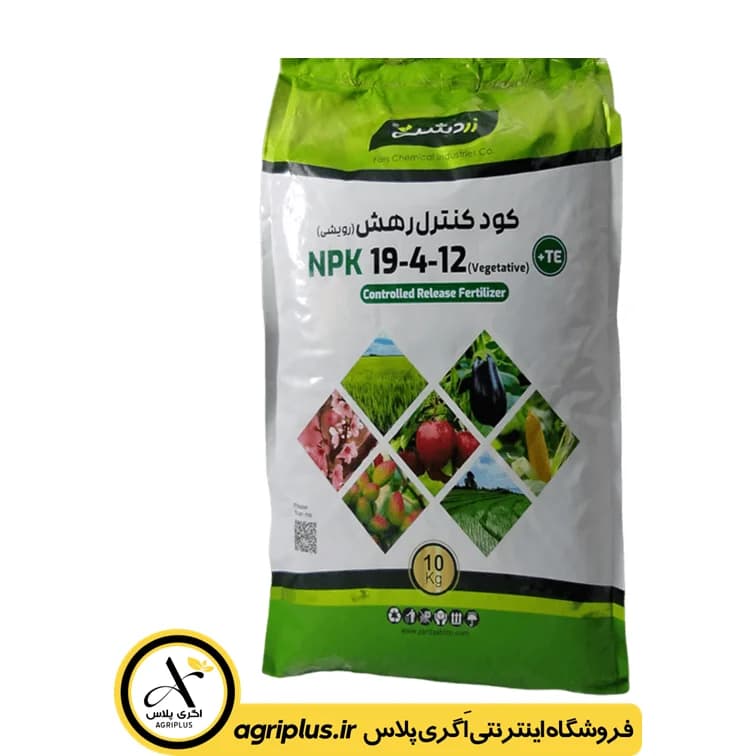 کود ۱۹/۴/۱۲ NPK کنترل‌ ‌رهش زردشت