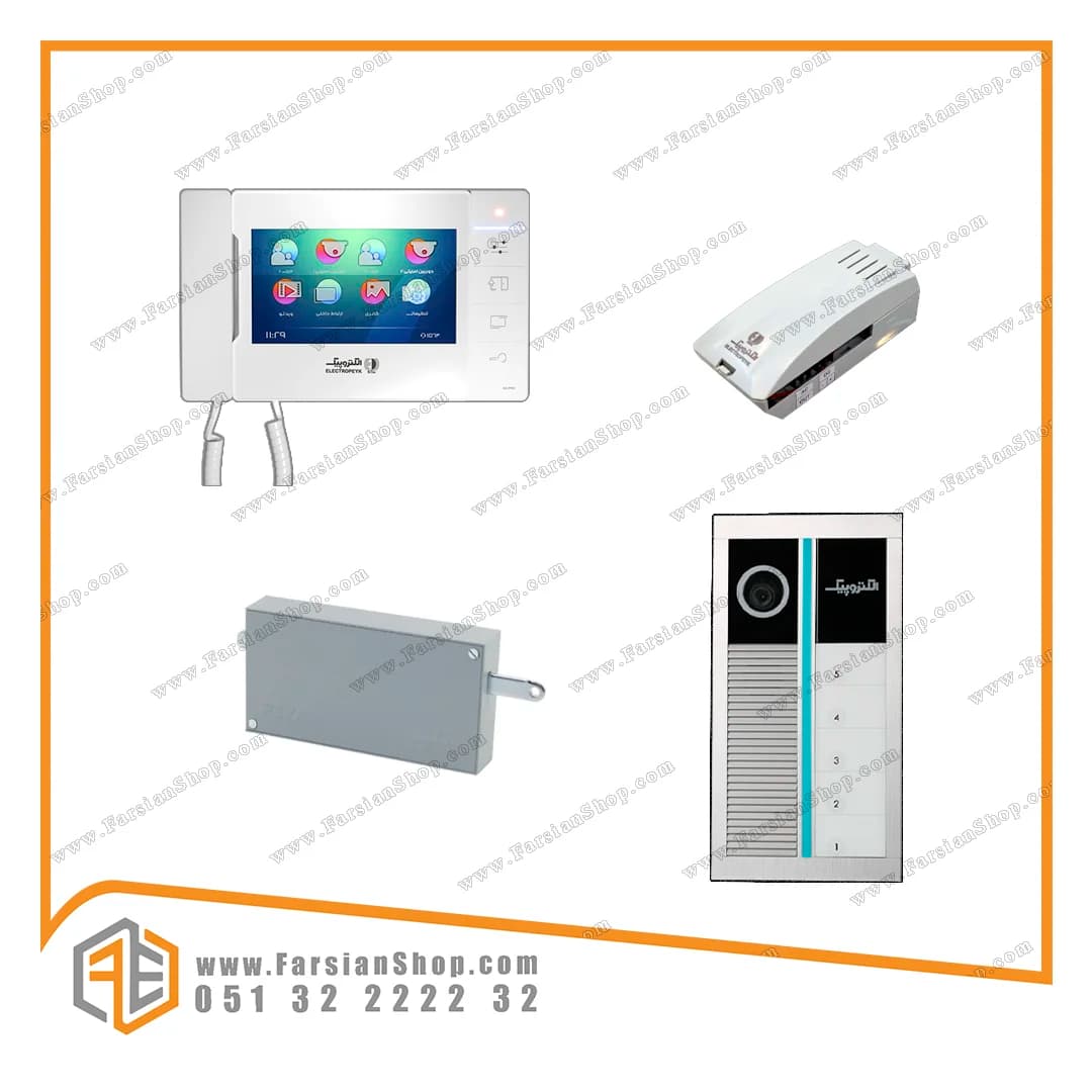 پکیج کامل آیفون تصویری الکتروپیک مدل 403PRO با پنل رندا 1195