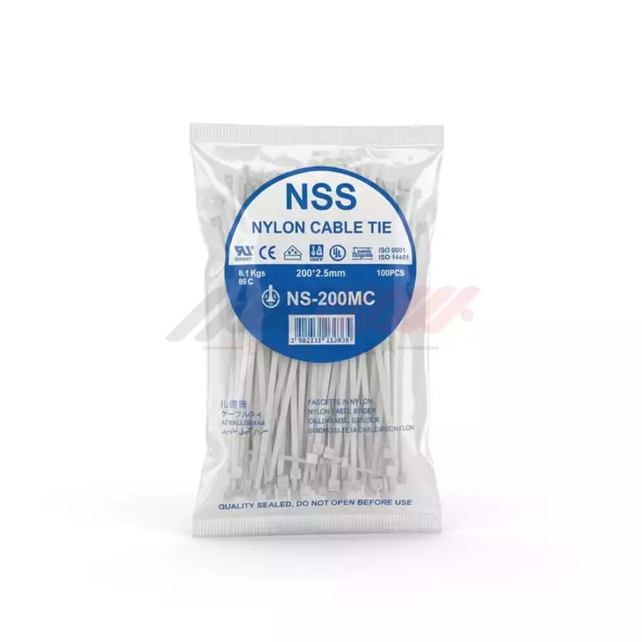 بست کمربندی پلاستیکی 20 سانتی متر ضخامت 2.5 NSS — تصویر ۳