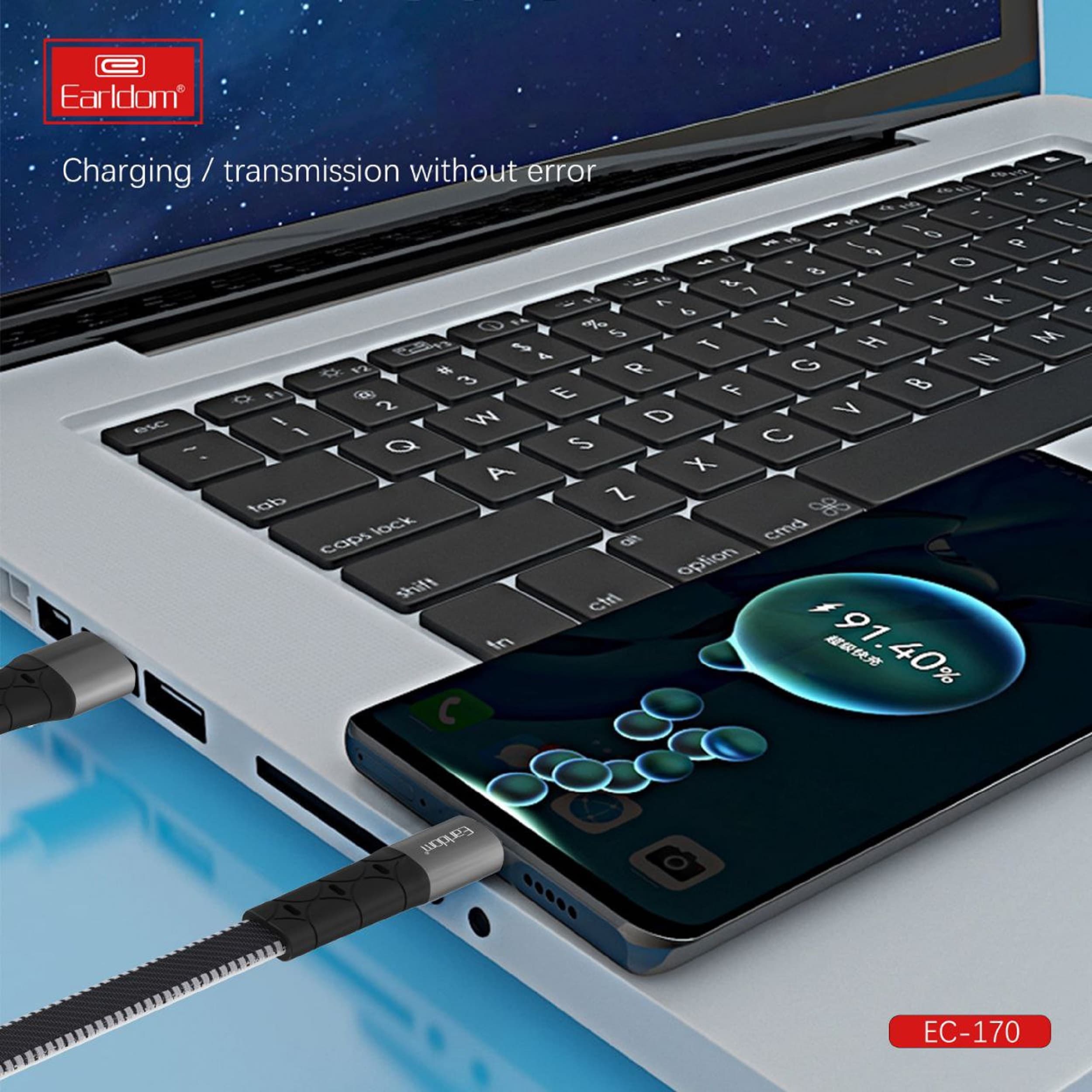 کابل شارژر USB-C ارلدام مدل EC-170C — تصویر ۲
