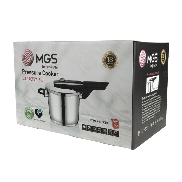 زودپز 6 لیتری تک دسته ام جی اس مدل PC801 — تصویر ۱۲