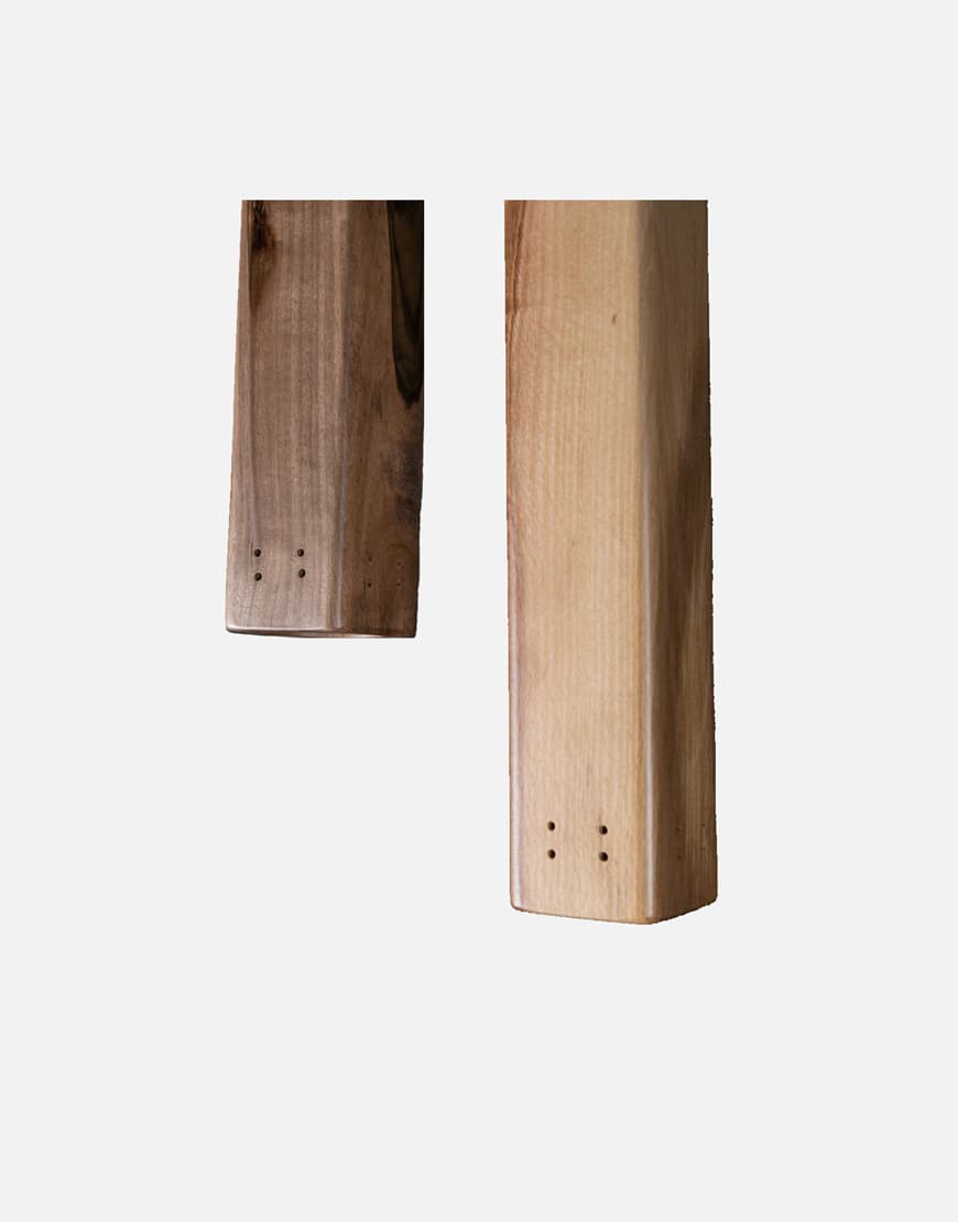چراغ آویز چوبی مدل square pendant