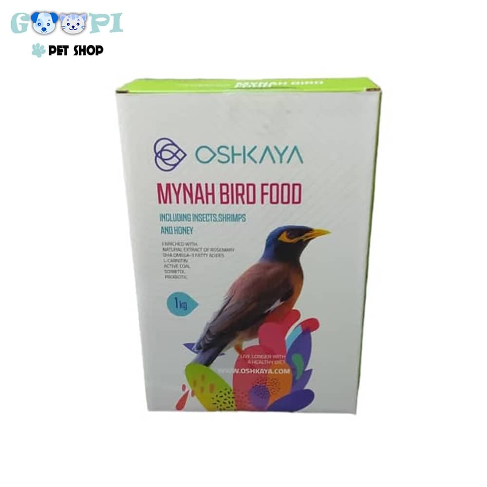 خوراک ویژه مرغ مینا و پرندگان حشره خوار، 1 کیلوگرمی، برند اوشکایا — تصویر ۲