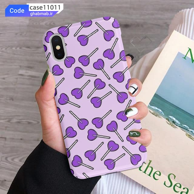 قاب گوشی طرح آبنبات بنفش case11011 — تصویر ۵