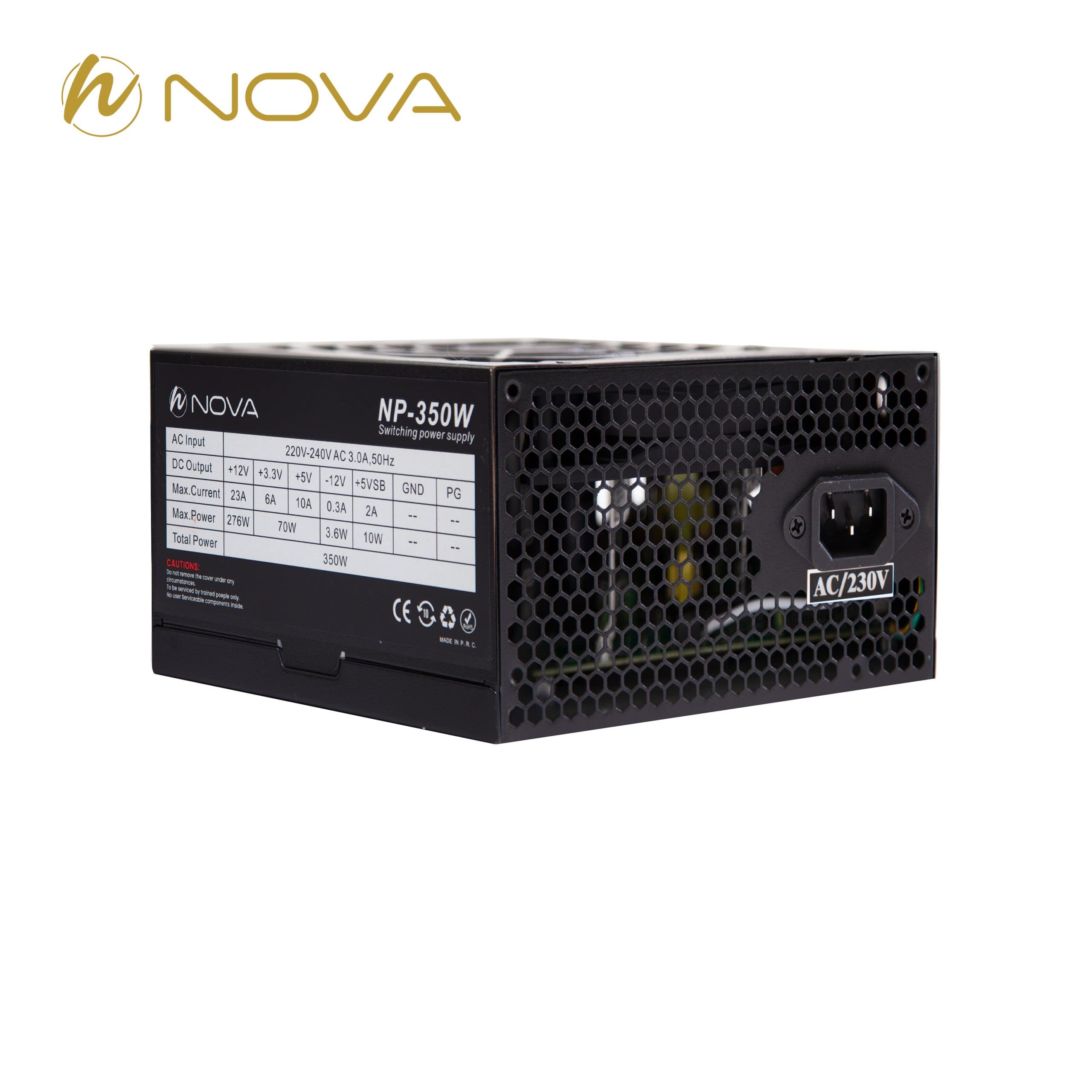 پاور کامپیوتر 350W مدل NP-350 نوا Nova — تصویر ۲
