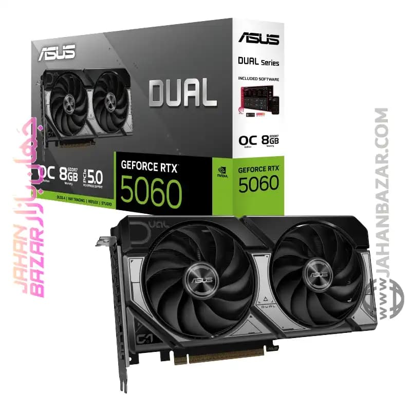 کارت گرافیک مدل RTX-5060 OC 8GB DUAL ASUS ایسوس — تصویر ۳