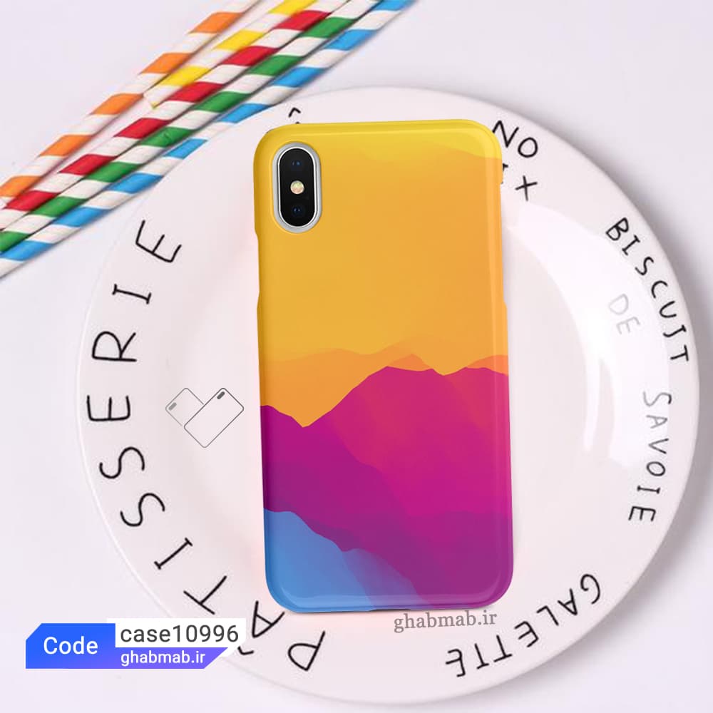 قاب گوشی طرح نقاشی رنگارنگ case10996 — تصویر ۶