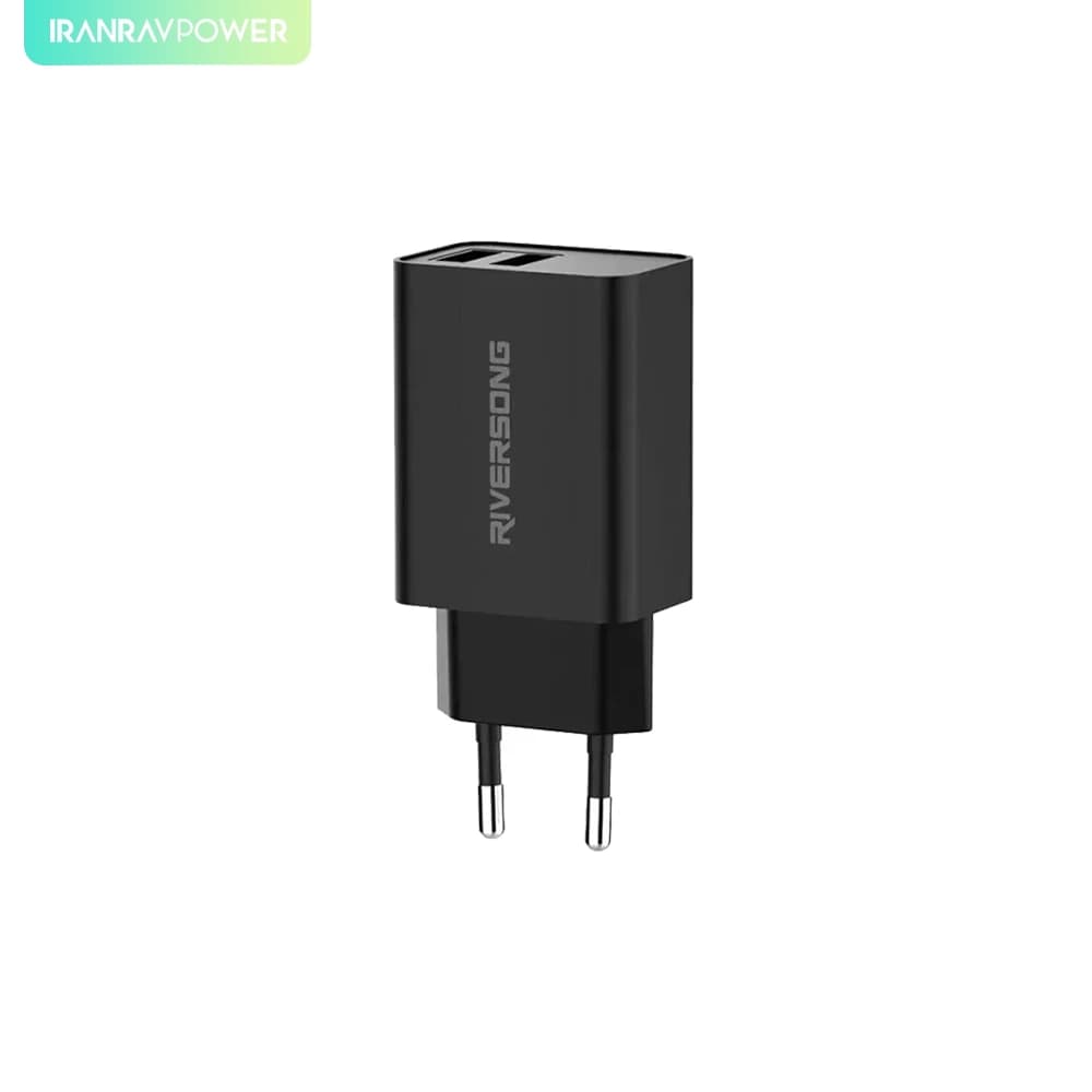 شارژر دیواری Riversong مدل SafeKub D2 AD29-EU به همراه کابل Lightning