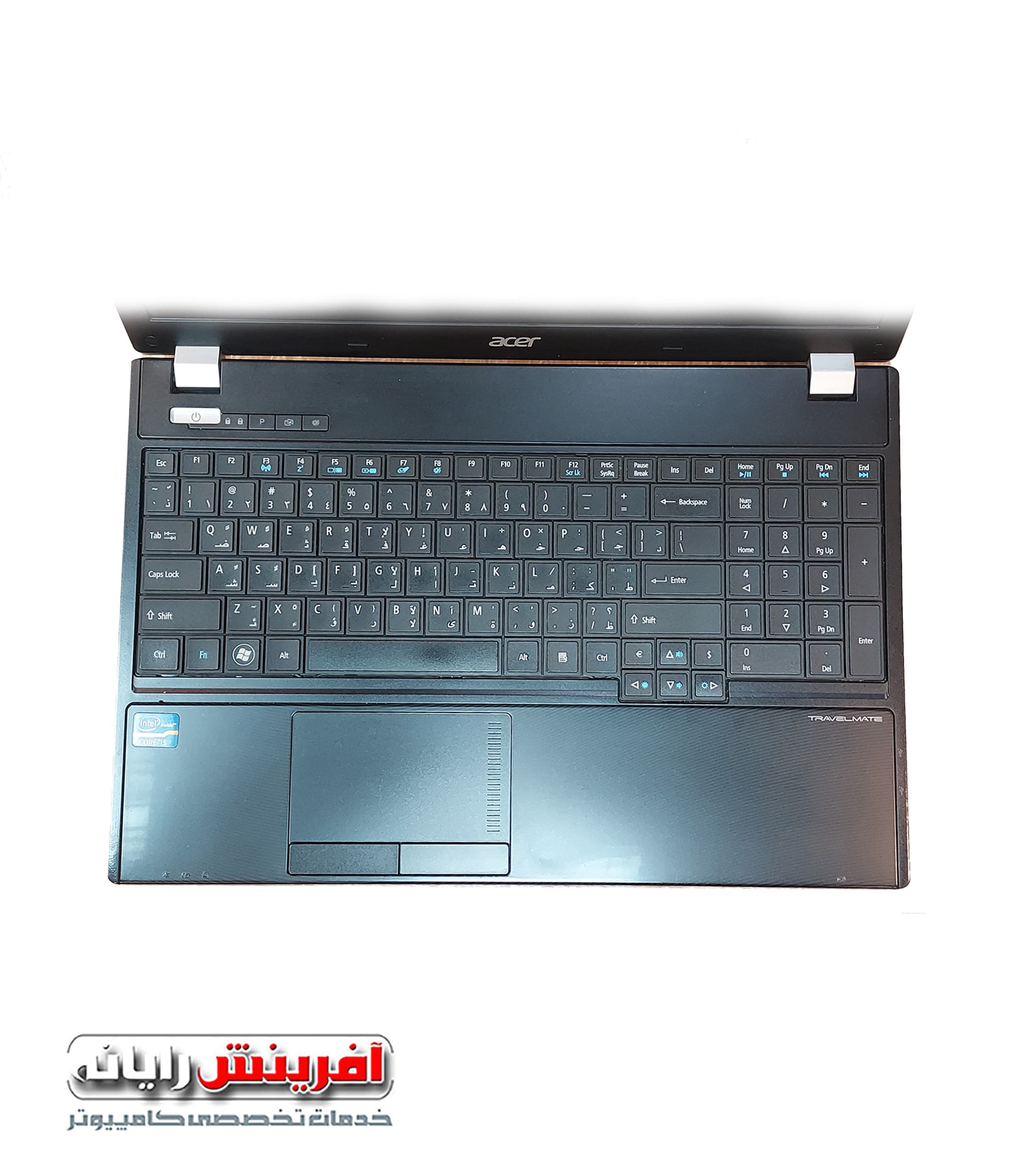 لپ تاپ ایسر (کارکرده) Acer TravelMate 5760G – Core i5 2.50GHZ – 6GB D3 – 256GB SSD — تصویر ۲
