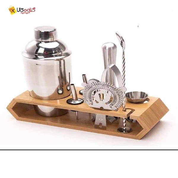 ست بار سرد 10 تکه با پایه چوبی کد 23
