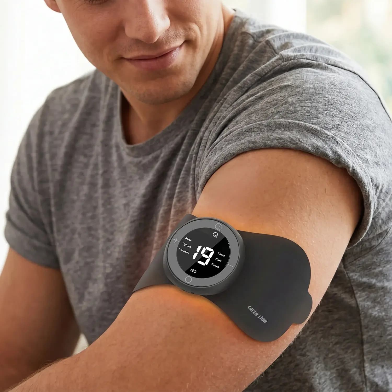ماساژور EMS و TENS گرین لاین مدل Green Lion EMS Therapy Tens & Heat Massager — تصویر ۶