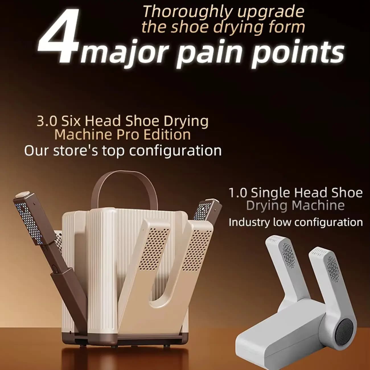 خشک کن کفش ۶ تایی مدل Six Head Air Duct Shoes Dryer — تصویر ۷