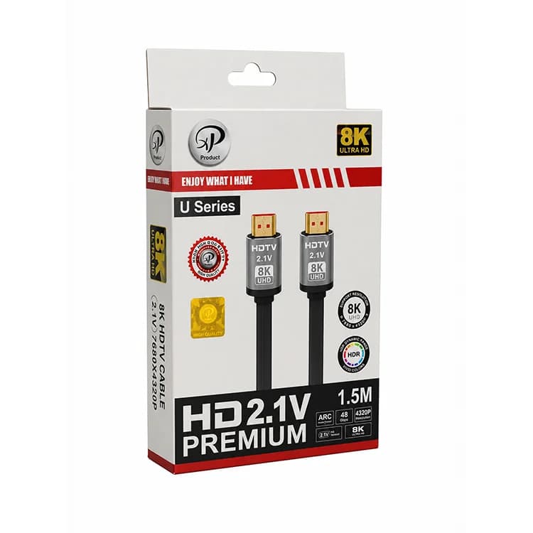 کابل 1.5 متری HDMI 8K برند XP — تصویر ۲