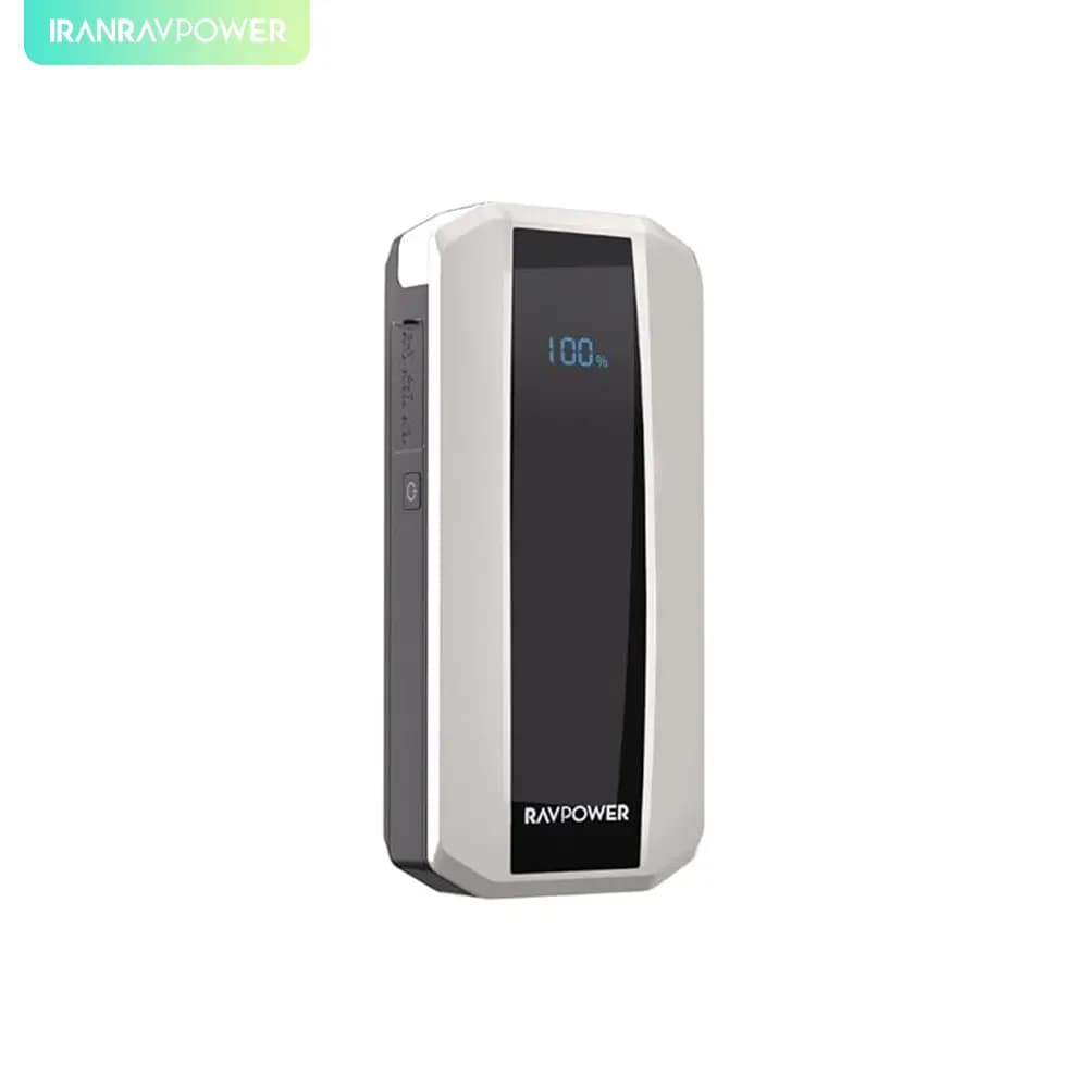 جامپ استارت 11هزار میلی آمپری راوپاور RAVPower 3-in-1 Jump Starter with 11000mAh PowerBank And LED Flashlight – مدل RP-PB1225