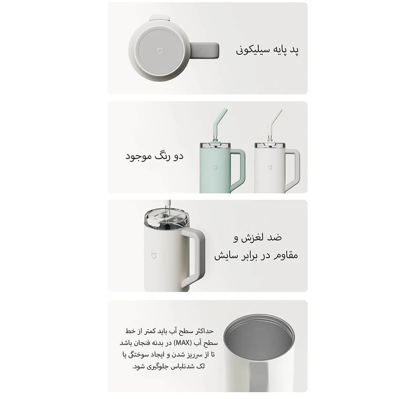 مخلوط کن و شیکر شارژی شیائومی مدل Xiaomi Mijia MJZZB02PL — تصویر ۱۲