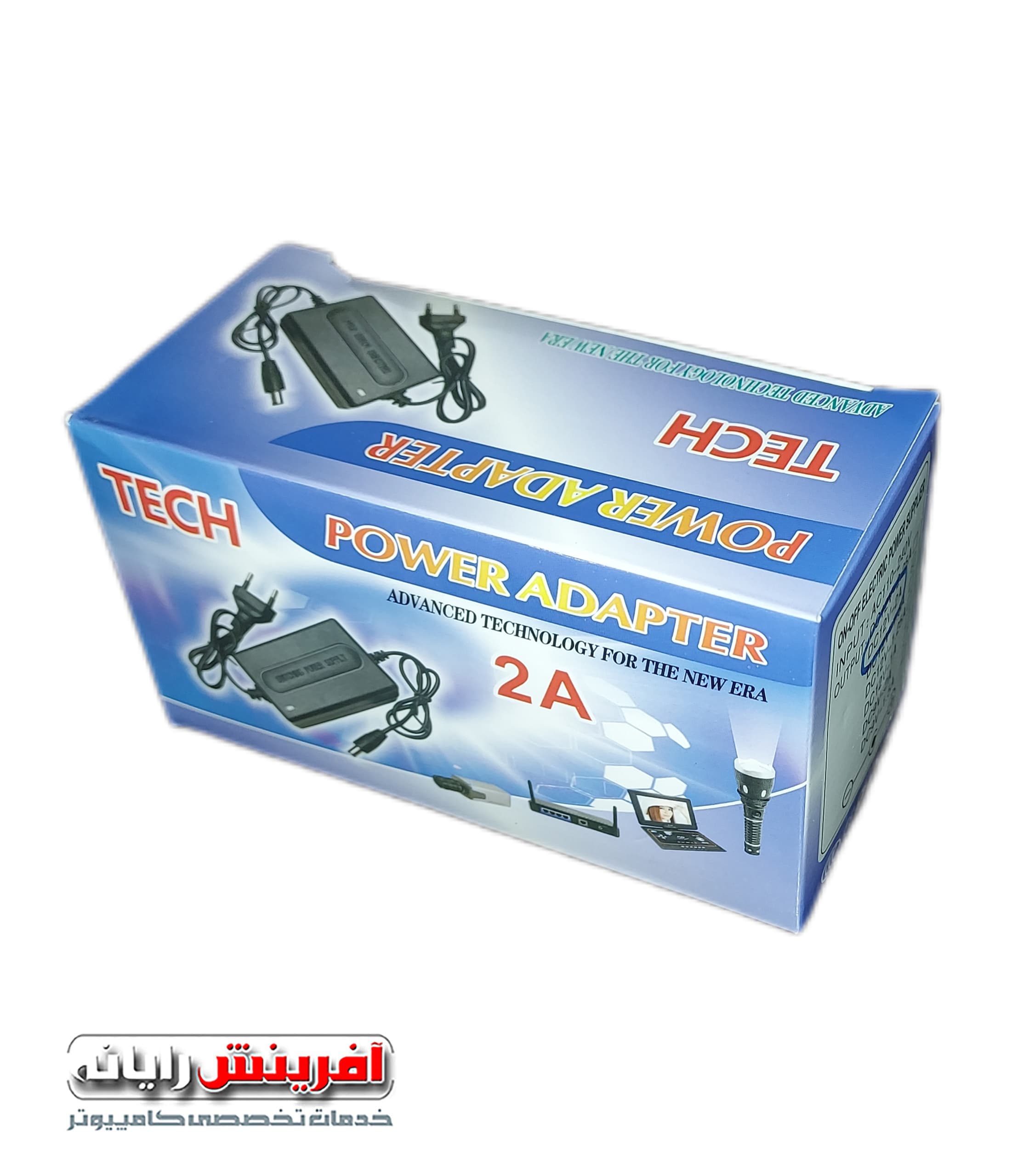 آداپتور 12 ولت 2 آمپر TECH (12V-2A-5.5*2.5)