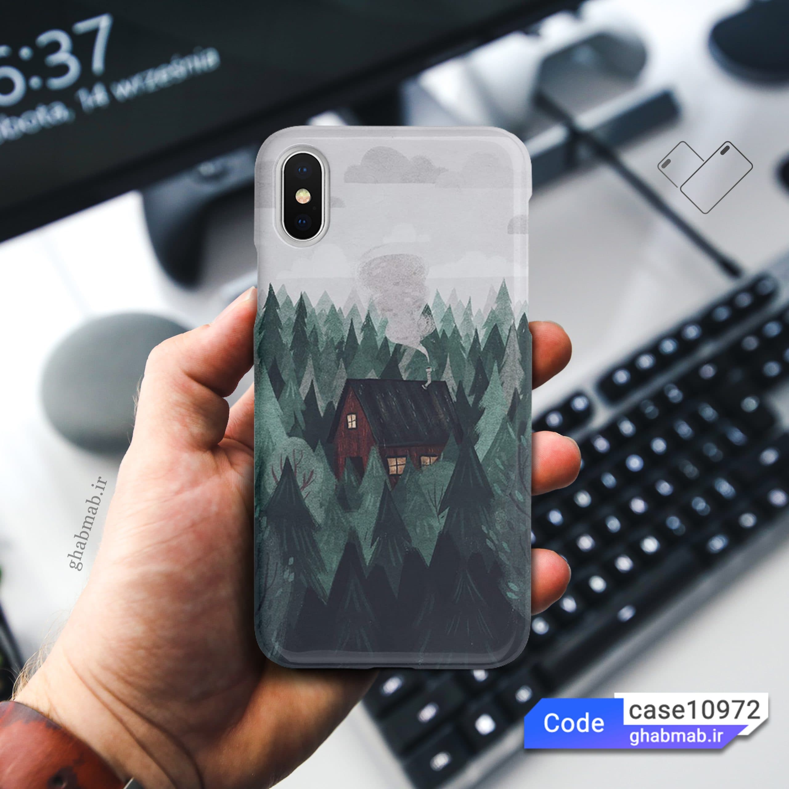 قاب گوشی کلبه جنگلی case10972 — تصویر ۵