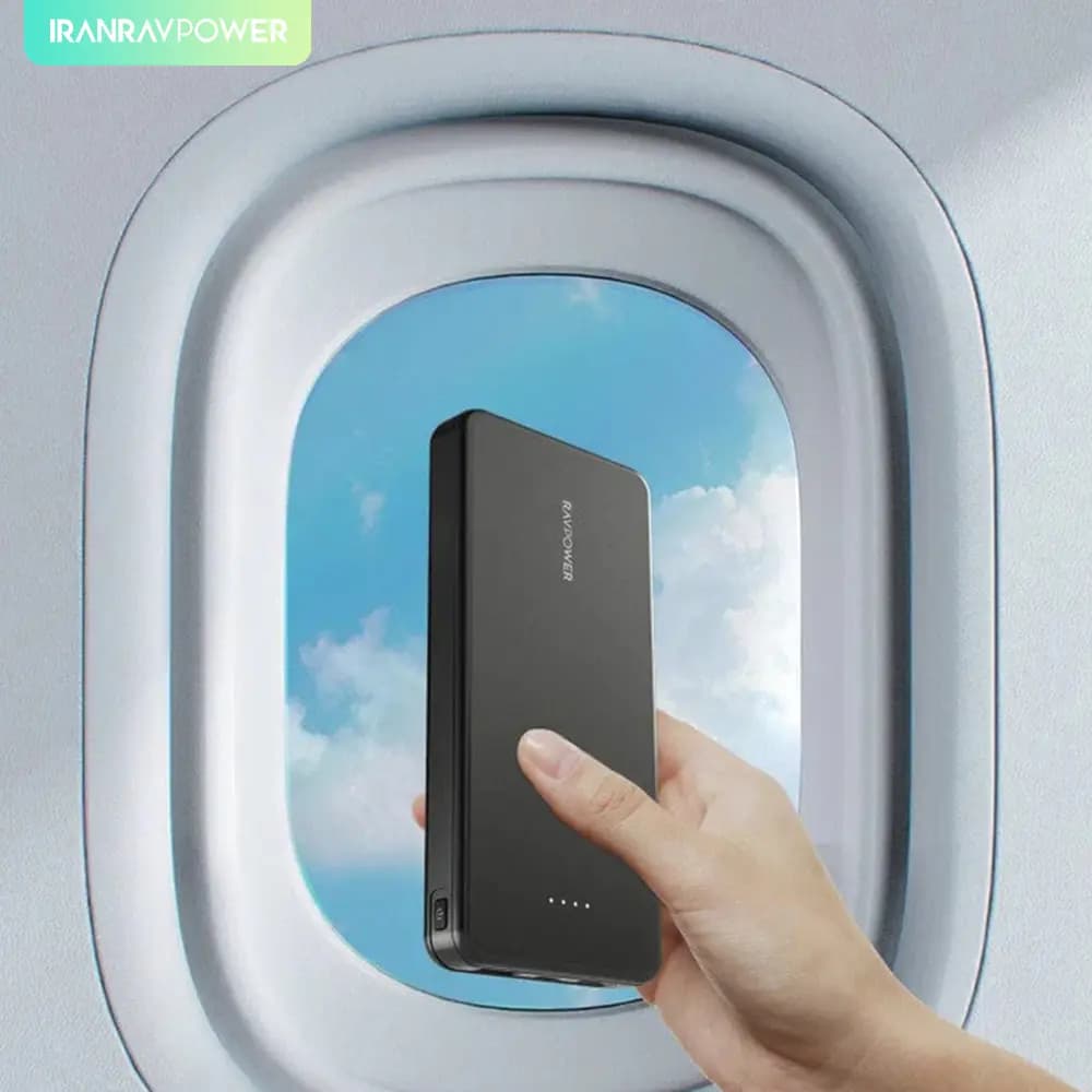 پاوربانک 15وات مدل RP-PB1215 راوپاور – PD Pioneer 15w Power Bank — تصویر ۳