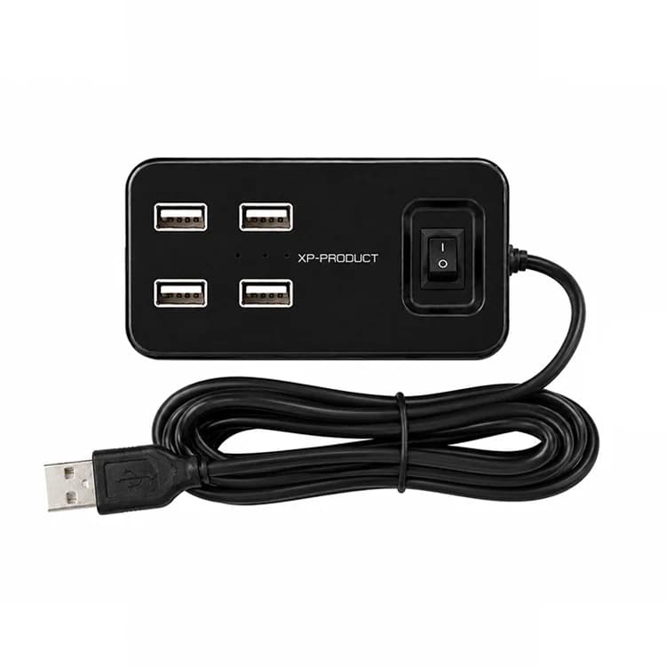 هاب 1.2 متری 4 پورت XP USB 2.0 مدل XP-H809 — تصویر ۲