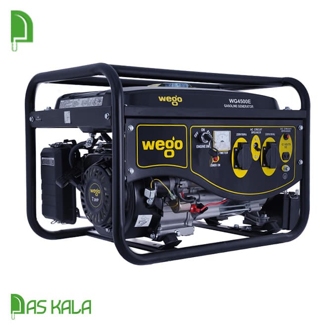 موتور برق بنزینی ویگو 3 کیلووات استارتی چرخدار مدل WG4500EW — تصویر ۶