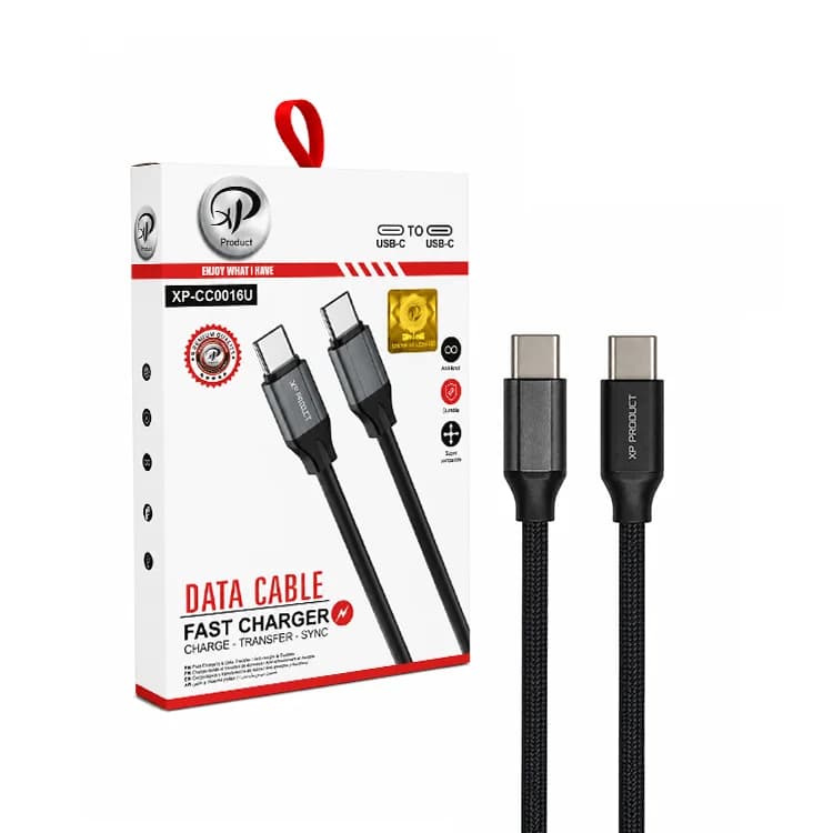 کابل دیتا و شارژ XP دو سر Type-C مدل 0016