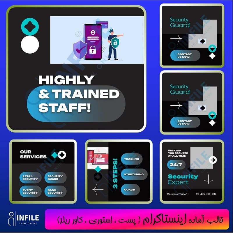 قالب پست افزایش امنیت اینستاگرام — تصویر ۲
