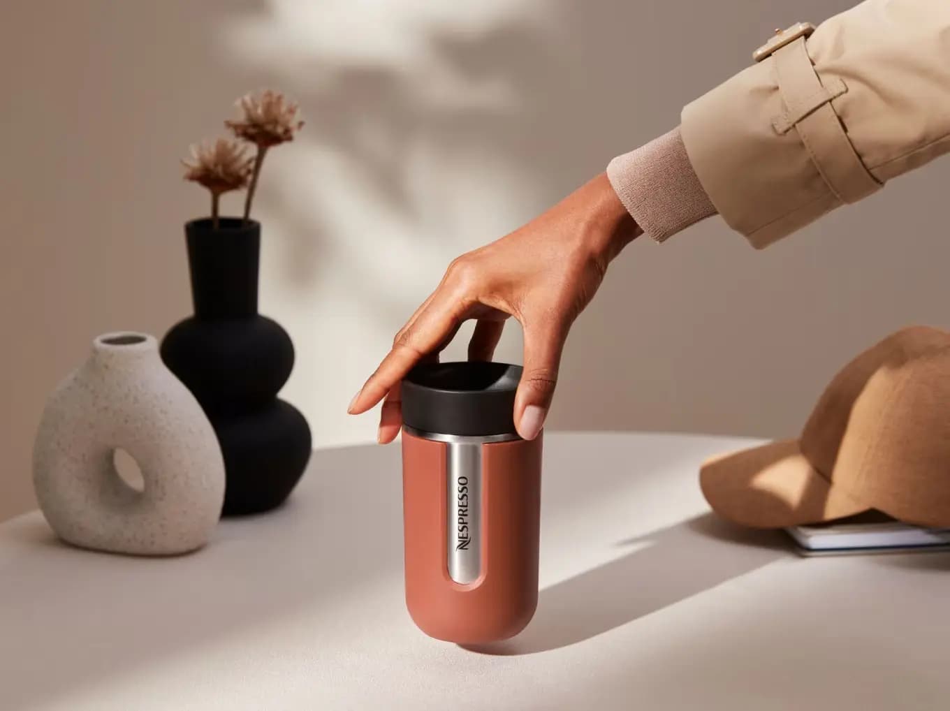 تراول ماگ نسپرسو Nomad 300ML Terracotta — تصویر ۲