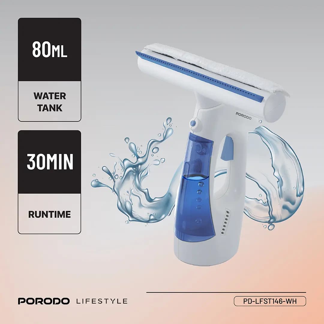 شیشه پاک کن برقی شارژی پرودو مدل Porodo Lifestyle Handheld Window Cleaner LFST146 — تصویر ۷