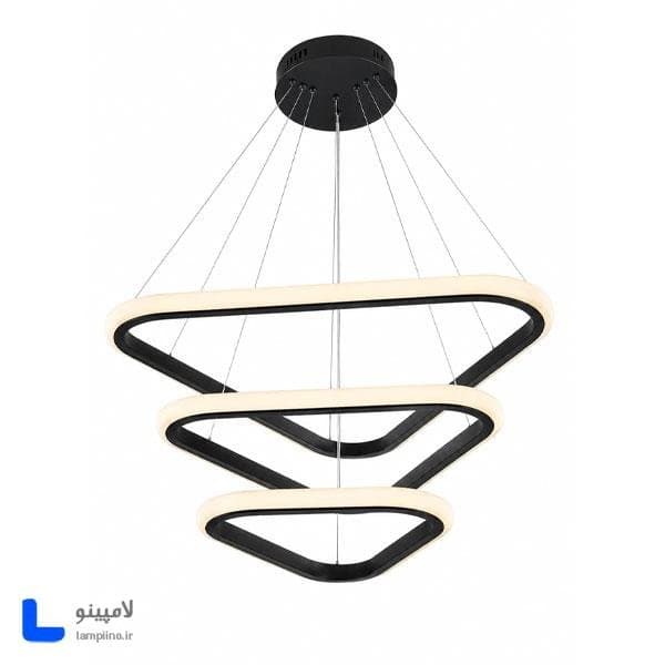 چراغ آویز مدرن مثلث 30-40-50 شاین لایت