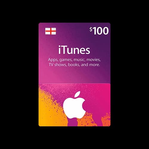 گیفت کارت 100 پوندی اپل آیتونز انگلیس — تصویر ۲