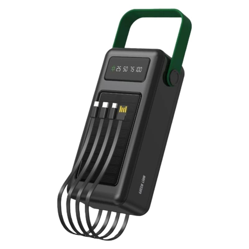 پاوربانک 50000 میلیآمپر خورشیدی گرین لاین مدل Green Lion Solar Max — تصویر ۳