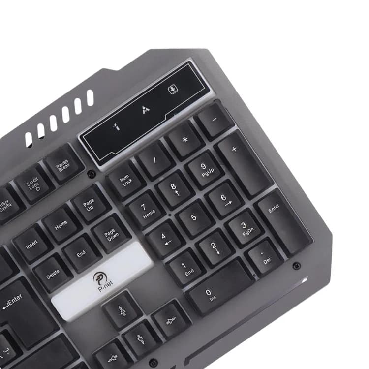 کیبورد گیمینگ سیم دار P-net مدل KB.1700 — تصویر ۹