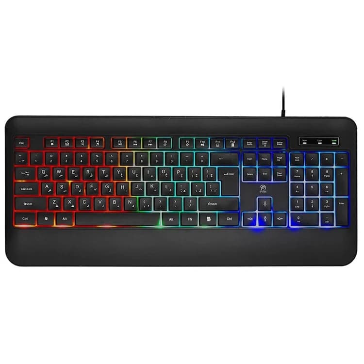 کیبورد گیمینگ سیم دار P-net مدل KB.1400