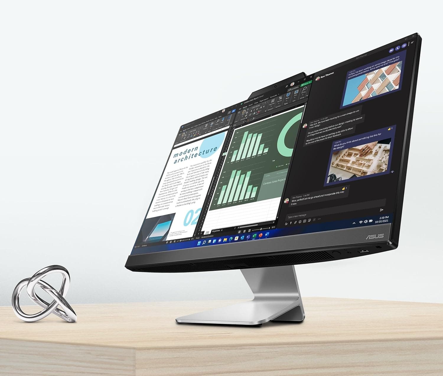 ASUS A3402WB i5 1335U 16GB 512SSD 23.8 FHD WHITE — تصویر ۵