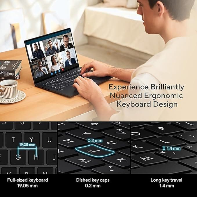 ASUS ZENBook UX3402VA Core i9 13900H 16GB 2TB SSD Intel Graphics 14 — تصویر ۲
