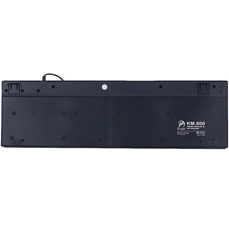 کیبورد و ماوس سیم دار P-net مدل K.M800 — تصویر ۸