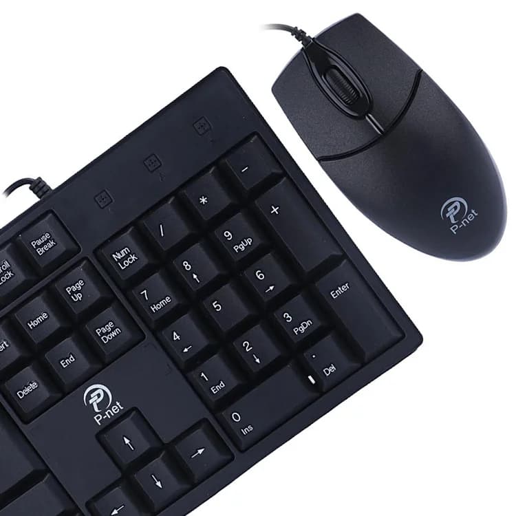 کیبورد و ماوس سیم دار P-net مدل K.M800 — تصویر ۷