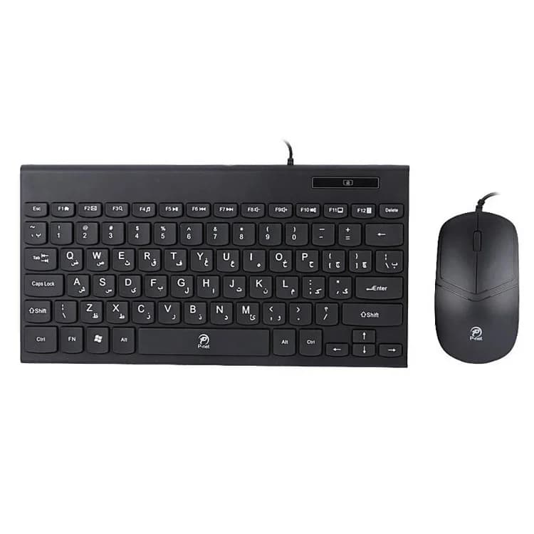 کیبورد و ماوس سیم دار P-net مدل K.M700