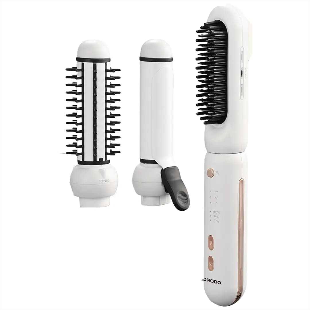 اتو مو و فرکننده شارژی پرودو 3 کاره مدل Cordless Hair Styling — تصویر ۹