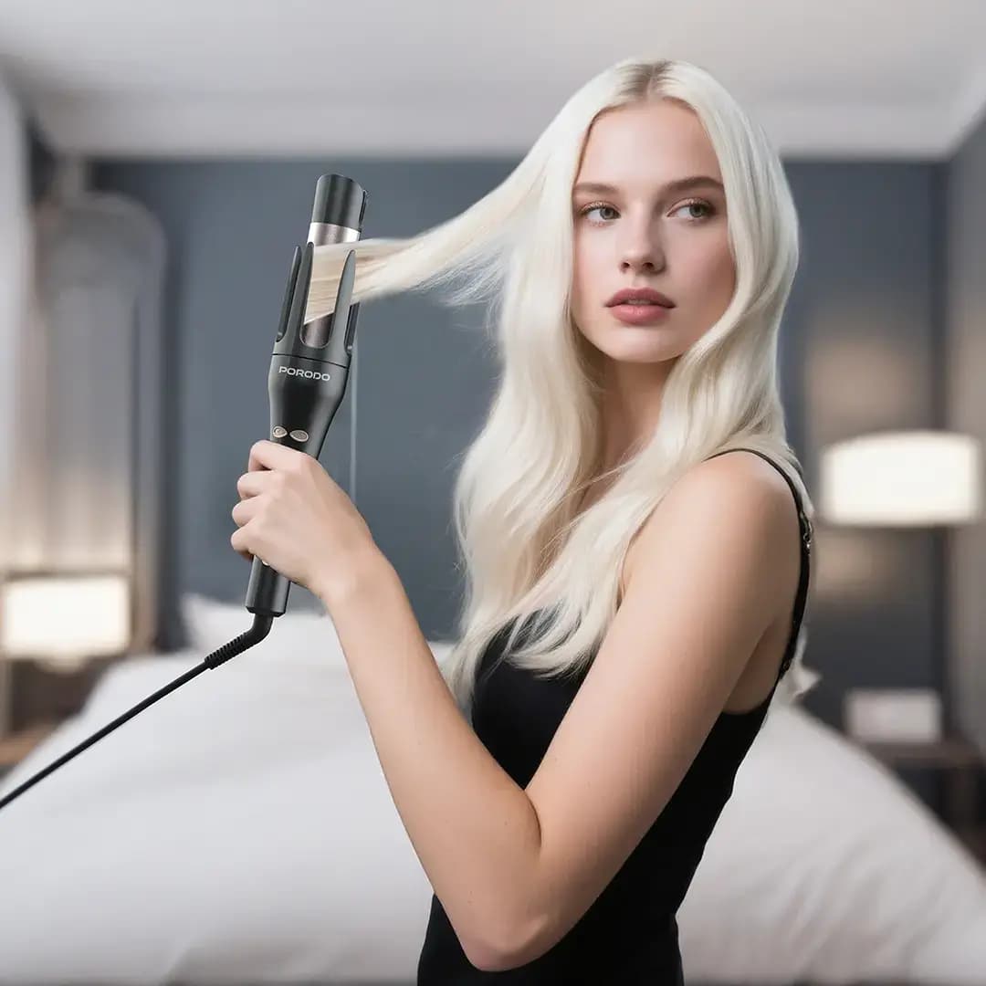 اتو مو چرخشی خودکار پرودو لایف‌استایل مدل Automatic 2-In-1 Hair Styler — تصویر ۲
