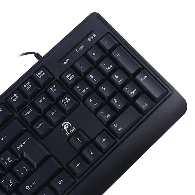 کیبورد سیم دار P-net مدل KB.400 — تصویر ۳