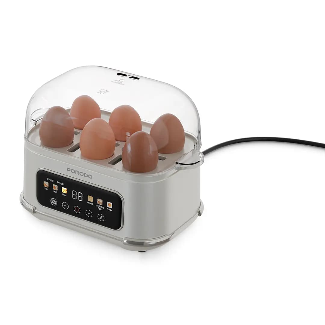 تخم مرغ پز برقی هوشمند پرودو مدل Porodo Lifestyle Poacher Smart Electric Egg Boiler with Program Selector — تصویر ۷
