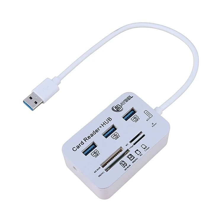 هاب و ریدر 3 پورت BAYBEL USB 3.0 مدل H97 — تصویر ۲