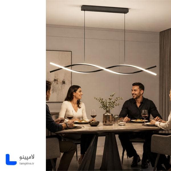 چراغ آویز مدرن دی ان ای شاین لایت — تصویر ۲